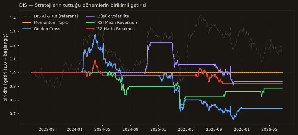 DIS strateji karşılaştırma
