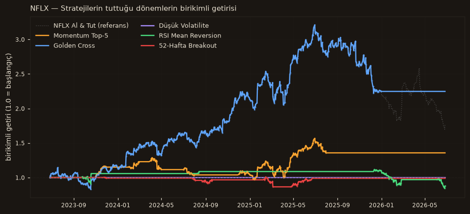 NFLX strateji karşılaştırma