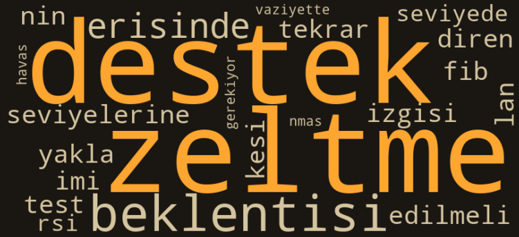 SASA kelime bulutu