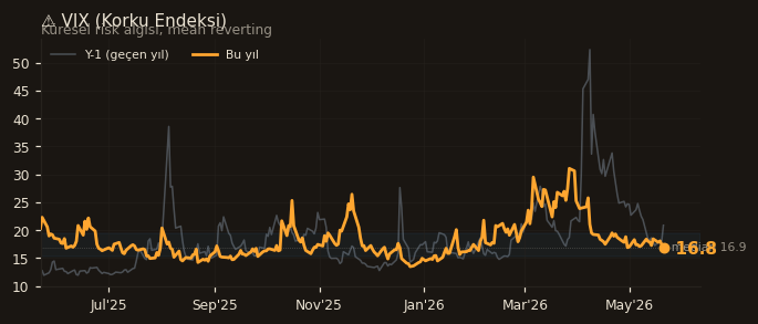 ⚠️ VIX (Korku Endeksi)